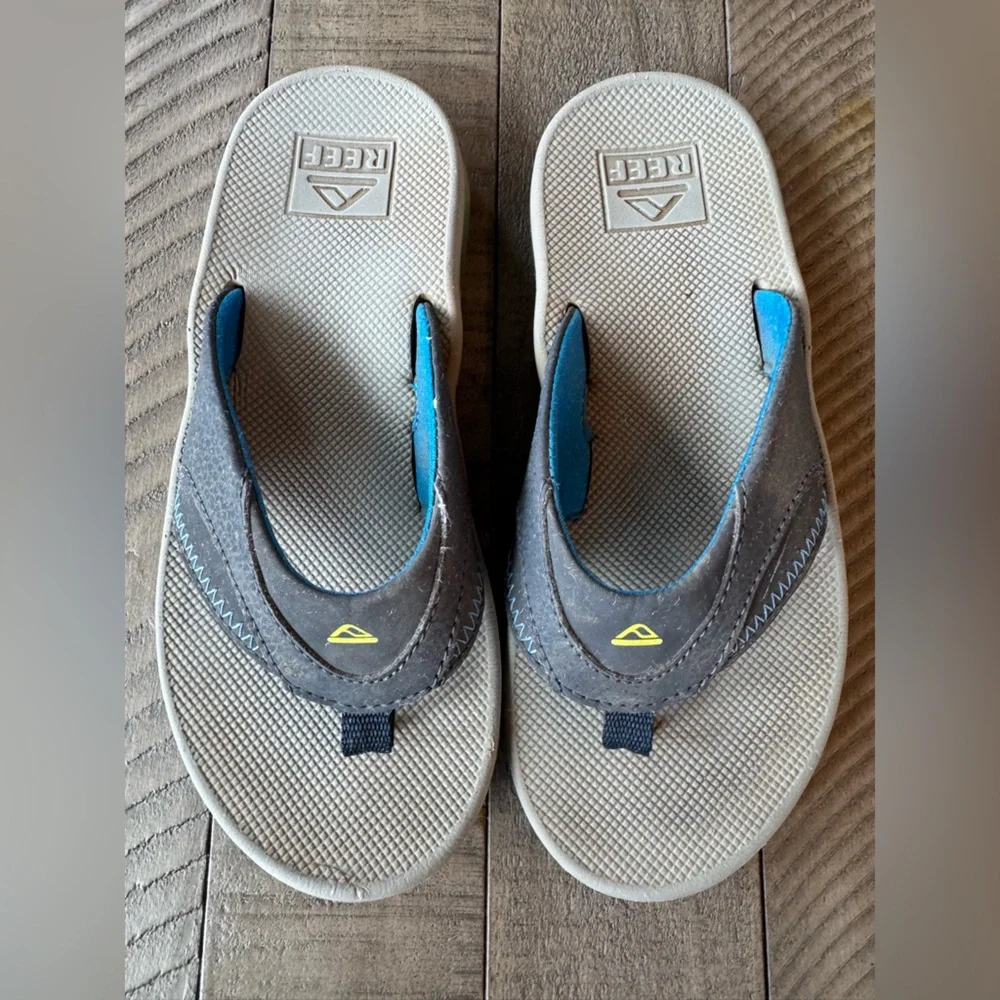 Reef Fanning Flip Flop Sandals Kids Size 4/5